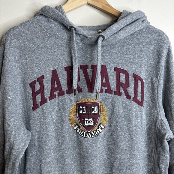 Vintage American Eagle League Harvard University Hooded Sweatshirt Hoodie Sz S - Picture 2 of 14